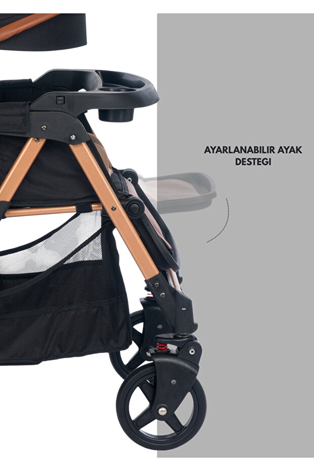 Joell Trendy Çift Yönlü Bebek Arabası görsel 2