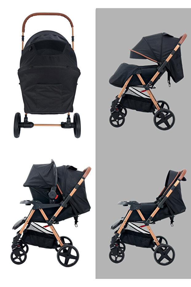 Joell Trendy Çift Yönlü Bebek Arabası görsel 3