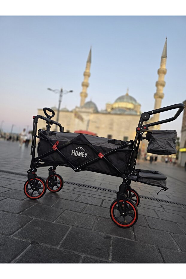 Homey Çift Yönlü Çok Fonksiyonlu Katlanabilir Çocuk, Taşıma ve Bebek Arabası görsel 5