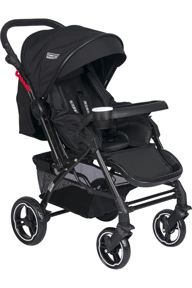 Tommybaby Tornado Plus Black Alüminyum Lüx Çift Yön Bebek Arabası