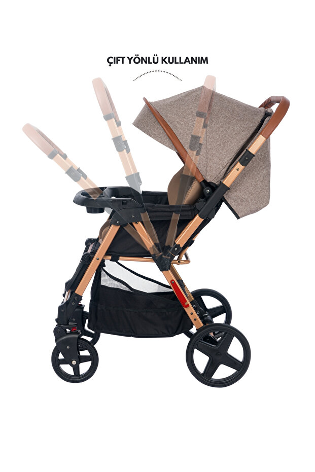 Joell Trendy Çift Yönlü Bebek Arabası görsel 4