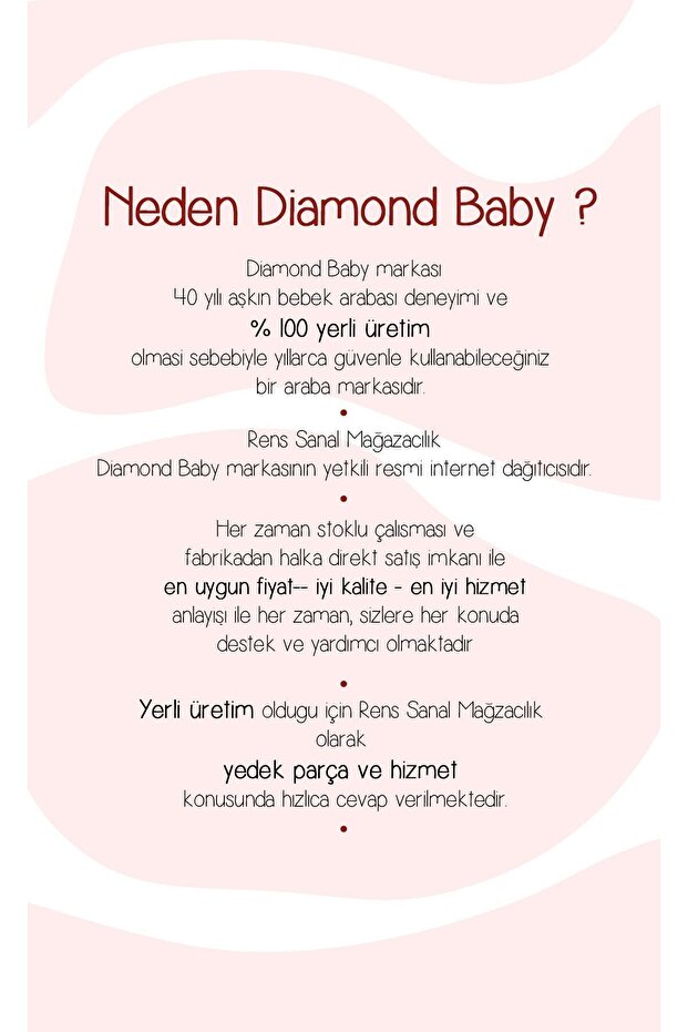 Diamond Baby Kahverengi Sapphire Çift Yönlü Bebek Arabası görsel 3