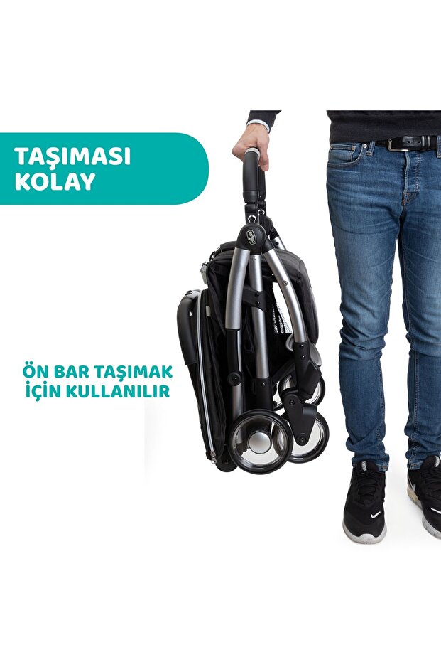 Chicco Goody Plus Graphıte Bebek Arabası görsel 3