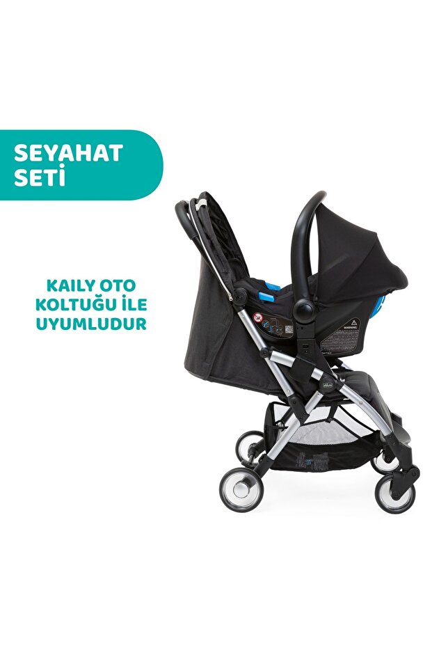 Chicco Goody Plus Graphıte Bebek Arabası görsel 4