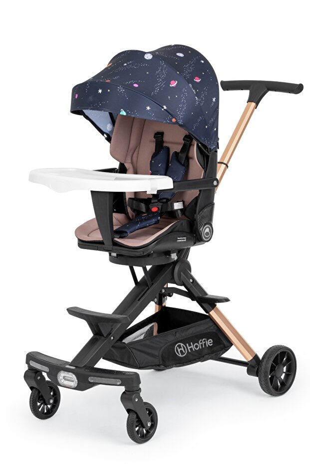 Hoffie Matrix Drone Kabin Boy 360 Derece Dönebilen Yeni Nesil Bebek Arabası,Mama Tablası Hediyeli görsel 4