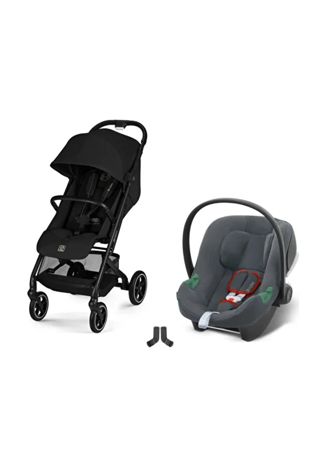 Cybex Beezy Travel Sistem | Magic Black & Aton Steel Grey