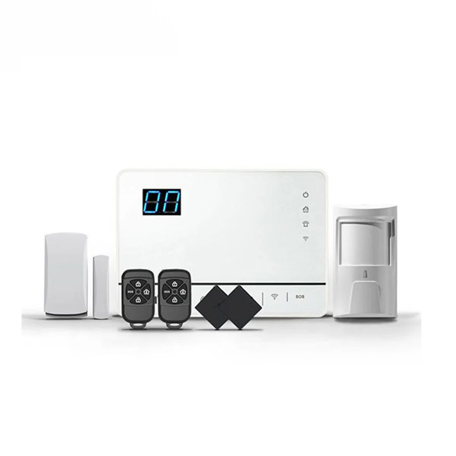 Kablosuz alarm sistemi Wi-Fi bağlantılı iç mekan