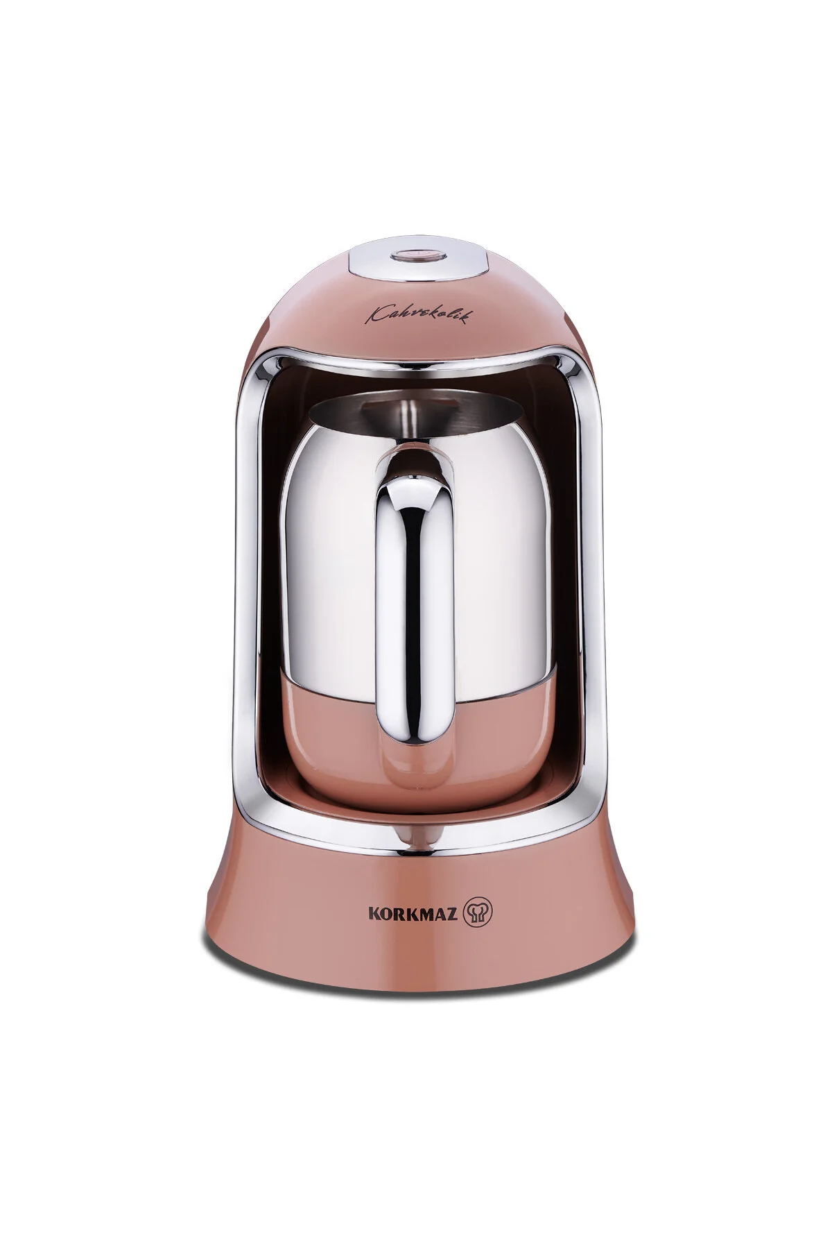 KORKMAZ Kahvekolik Otomatik Kahve Makinesi Mocha Krom A860-17