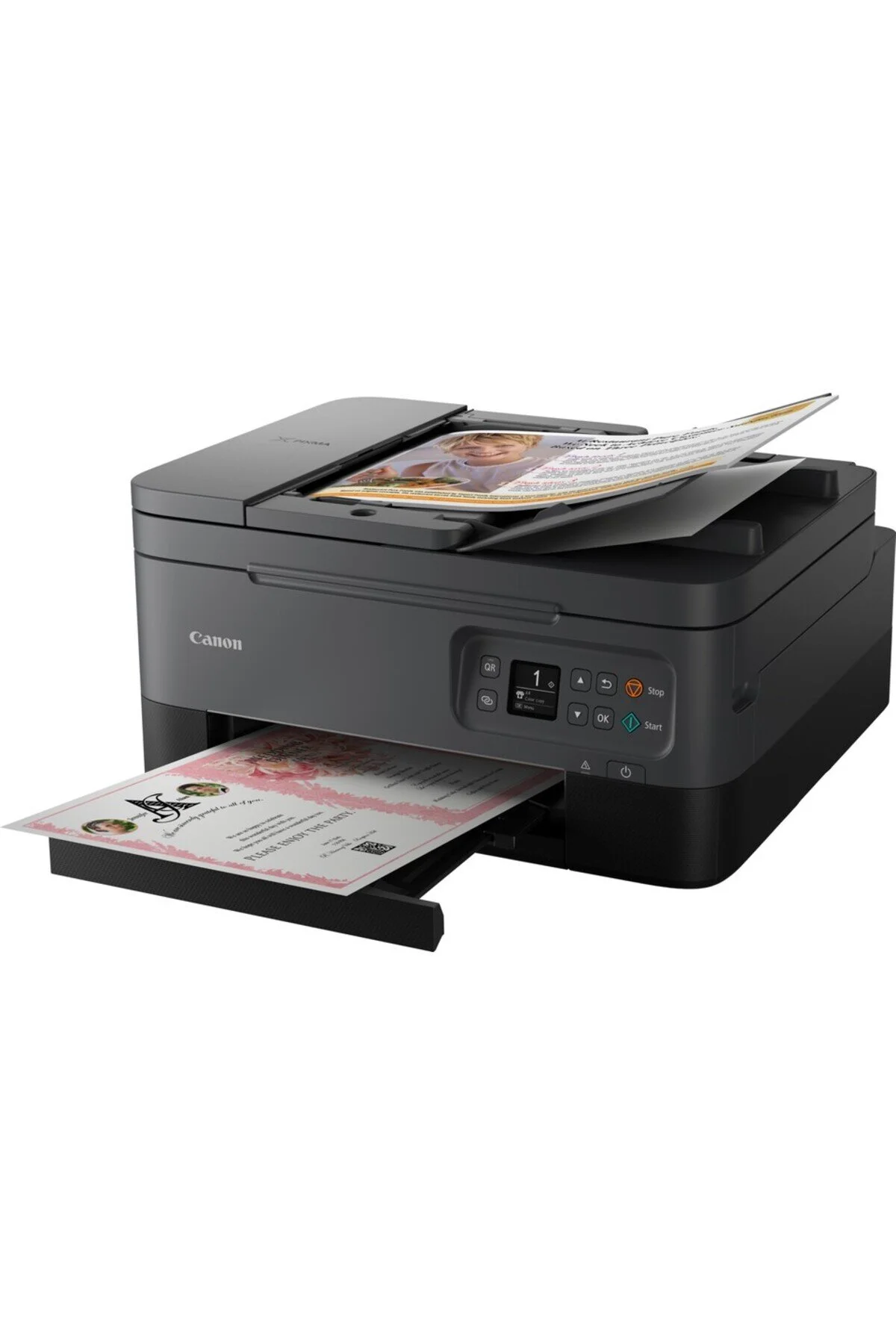 Canon Pixma TR4755I Tarayıcı + Fotokopi + Wi-Fi + Faks + Çok Fonksiyonlu Yazıcı
