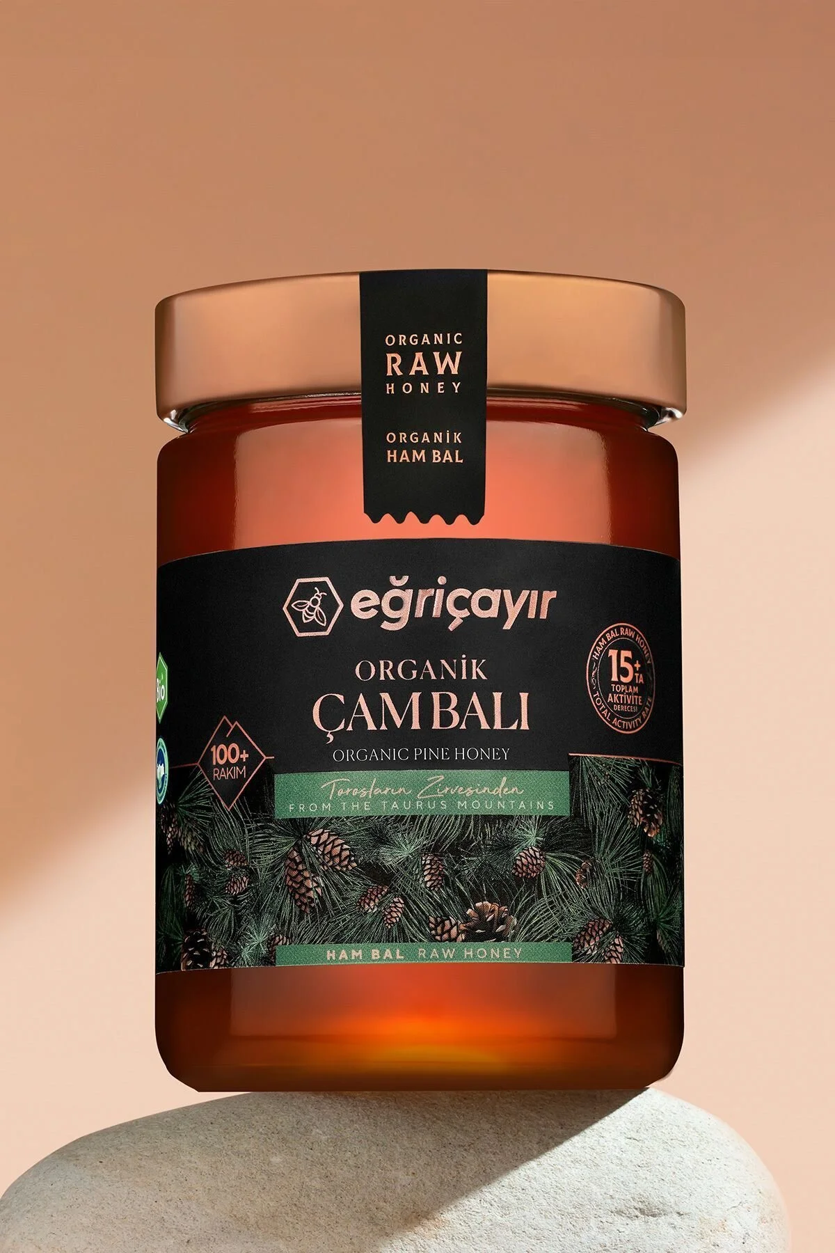 Eğriçayır Organik Çam Balı Ta15+ 850 Gr