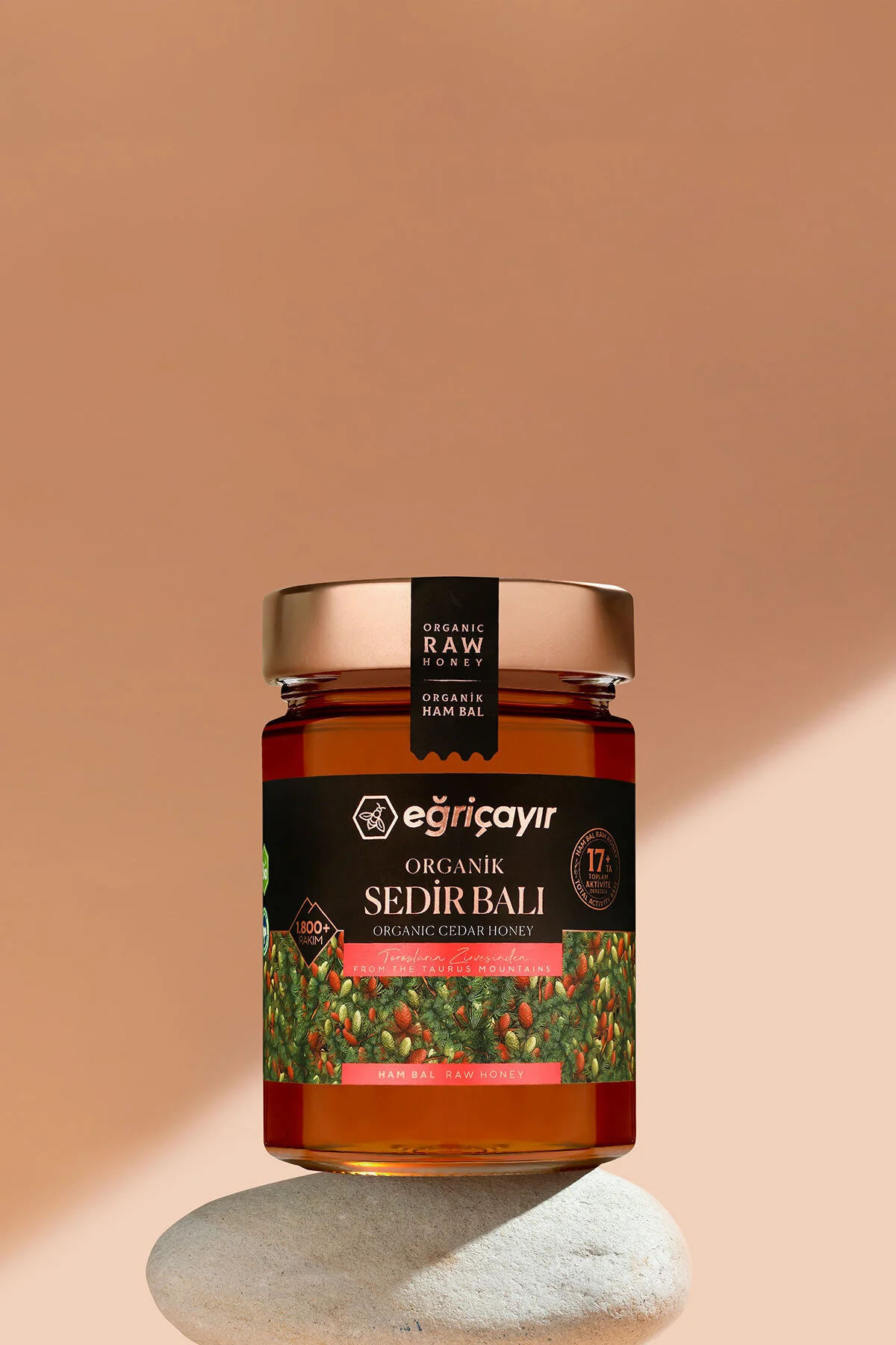 Eğriçayır Organik Sedir Balı Ta17+ 450 Gr